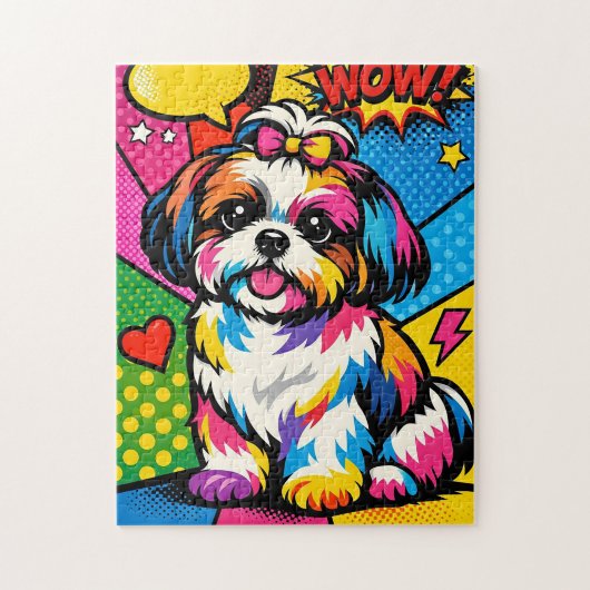 「WOW!ポップアート・シ Shih Tzu」 ジグソーパズル