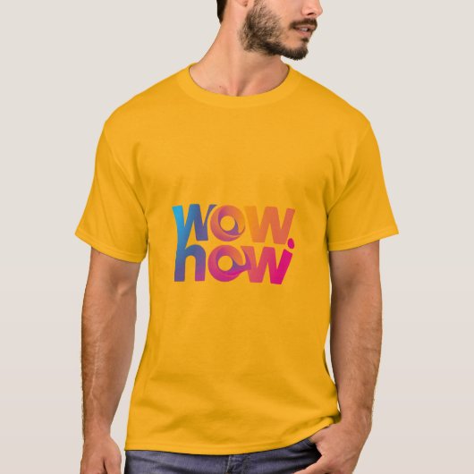 WOW：創造性とイノベーションの両立 Tシャツ (正面)