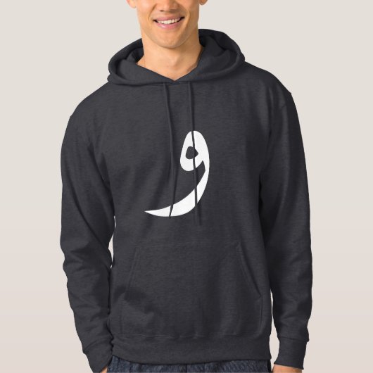 "Wow" Arabic letter Hoodie パーカ (正面)
