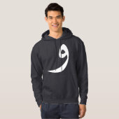 "Wow" Arabic letter Hoodie パーカ (正面フル)