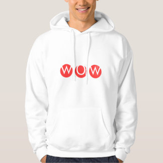 WOW Bold Minimal Typography T-Shirt パーカ
