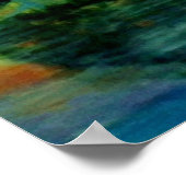 WOW FACTOR SUNSET油絵ポスター ポスター (角)