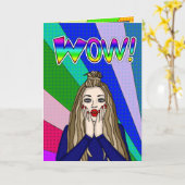 Wow, Girl You are Amazing, Encouragament カード (黄色い花)