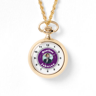 WOW! ✨ Gold Necklace Watch Custom Gift 腕時計