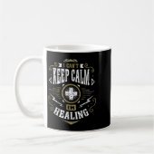 Wow Healer I Can't Keep Calm I'm Gaming  コーヒーマグカップ (左)