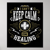 Wow Healer I Can't Keep Calm I'm Gaming ポスター (正面)