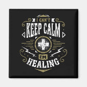 Wow Healer I Can't Keep Calm I'm Gaming  マグネット (正面)