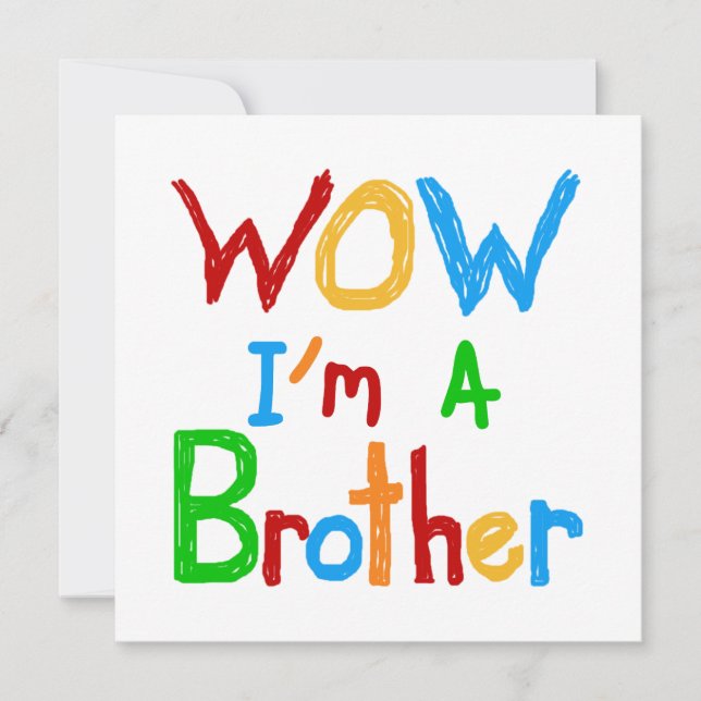 WOW I'm a Brother T-shirts and GIfts (正面)