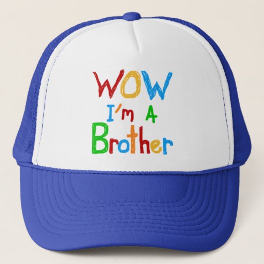 WOW I'm a Brother T-shirts and GIfts キャップ (正面)