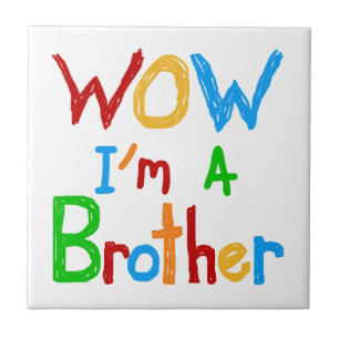 WOW I'm a Brother T-shirts and GIfts タイル