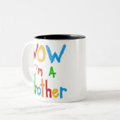 WOW I'm a Brother T-shirts and GIfts ツートーンマグカップ (正面左)