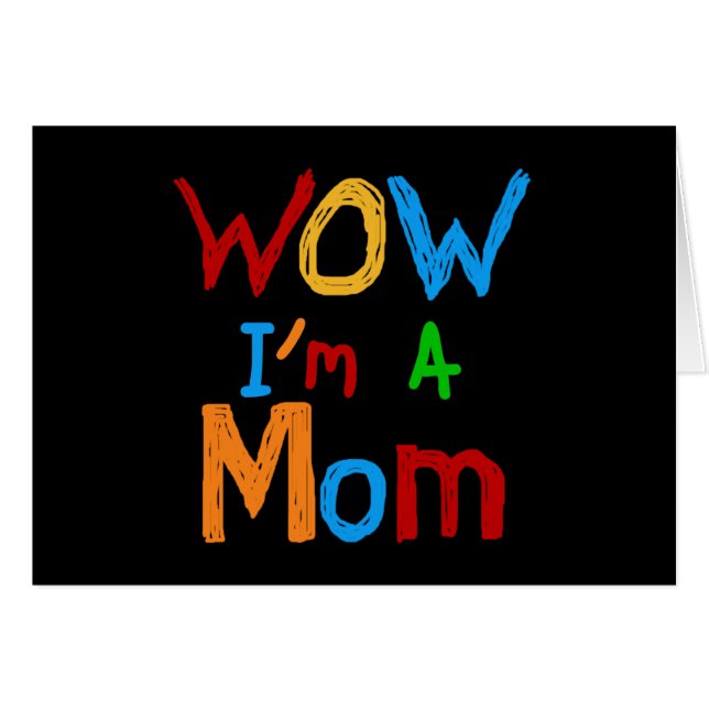WOW I'm a Mom T-shirts and GIfts (正面横)