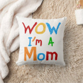 WOW I'm a Mom T-shirts and GIfts クッション (ブランケット)