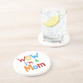 WOW I'm a Mom T-shirts and GIfts コースター (側面)