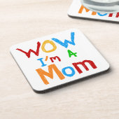 WOW I'm a Mom T-shirts and GIfts コースター (左側)