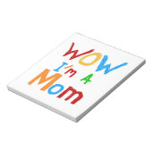WOW I'm a Mom T-shirts and GIfts ノートパッド (回転)