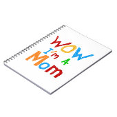 WOW I'm a Mom T-shirts and GIfts ノートブック (左側)