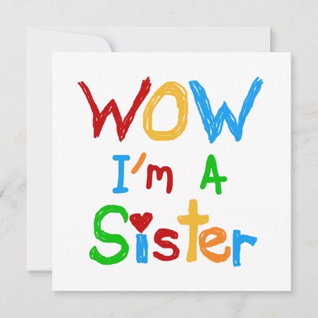WOW I's a Sister T-shirts and GIfts (正面)