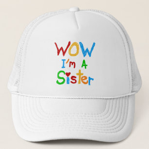 WOW I's a Sister T-shirts and GIfts キャップ