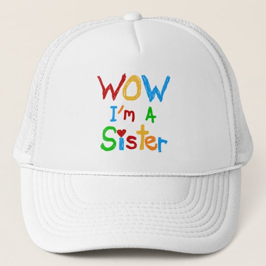 WOW I's a Sister T-shirts and GIfts キャップ (正面)