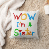 WOW I's a Sister T-shirts and GIfts クッション (ブランケット)