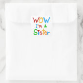 WOW I's a Sister T-shirts and GIfts スクエアシール (バッグ)