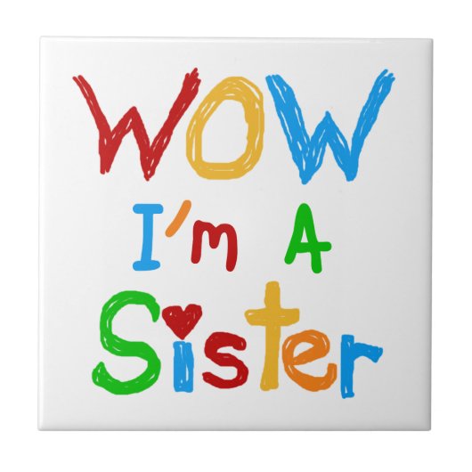 WOW I's a Sister T-shirts and GIfts タイル (正面)