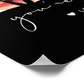 Wow Mom引用文モダンコーラルピンク6フォトコラージュPo ポスター (角)