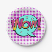 Wow Party ペーパープレート (正面)