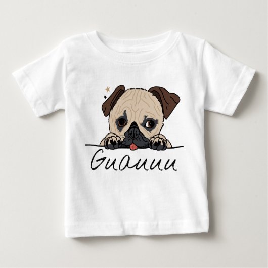 Wow puppy. Perrito guauu ベビーTシャツ (正面)