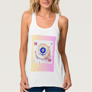 「Wow So Loved T-Shirt: Spread Positivity 感じ and タンクトップ
