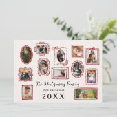 Wow What a Year | Family Photo Gallery Wall シーズンカード (スタンド正面)