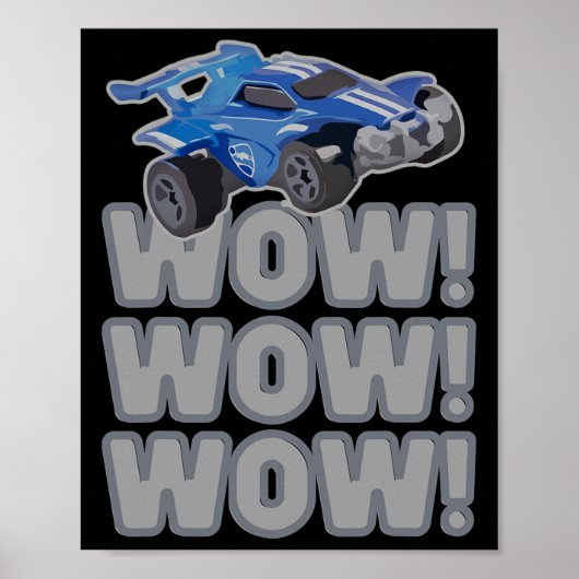 Wow! Wow! Wow! ロケットサッカーゲーム ポスター (正面)