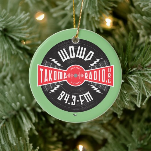 WOWDバンガムロゴ セラミックオーナメント (ツリー)