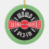 WOWDバンガムロゴ セラミックオーナメント (正面)