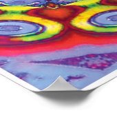 Wowzer Kinetic Collage万華鏡のように千変万化するパターンポスター ポスター (角)