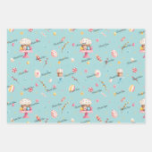 WP名 | 3枚19x29イースターパターン ラッピングペーパーシート (正面2)