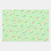 WP名 | 3枚19x29イースターパターン ラッピングペーパーシート (正面)