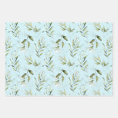 WP | オランダスチルライフ花模様オンブ淡い色のルー ラッピングペーパーシート (正面3)