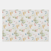 WP | オランダスチルライフSmプリントフローラ19x29 (3) ラッピングペーパーシート (正面3)