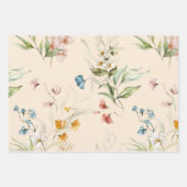 WP | オランダ静止時の大型フローラ19x29 (3) ラッピングペーパーシート (正面3)