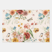 WP | オランダ静止時の大型フローラ19x29 (3) ラッピングペーパーシート (正面2)