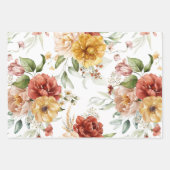 WP | オランダ静止時の大型フローラ19x29 (3) ラッピングペーパーシート (正面3)