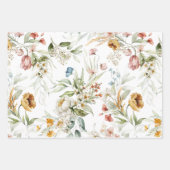 WP | オランダ静止時の大型フローラ19x29 (3) ラッピングペーパーシート (正面)