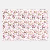 WP | トップシートに1名可愛い(3)バレンタイン ラッピングペーパーシート (正面2)