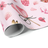 WP | 名前、キャンディ&ハート30-in by 6ft Valentines ラッピングペーパー (ロールコーナー)