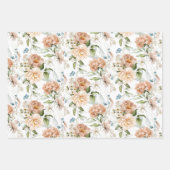 WP | 1600sオランダスチルライフフローラアート、19x29 (3) ラッピングペーパーシート (正面2)