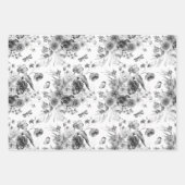 WP | Smプリント、オランダスチルライフフローラアート、(3) ラッピングペーパーシート (正面2)