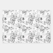 WP | Smプリント、オランダスチルライフフローラアート、(3) ラッピングペーパーシート (正面)