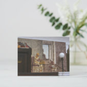 WPAの壁画2の~の郵便はがき ポストカード (スタンド正面)